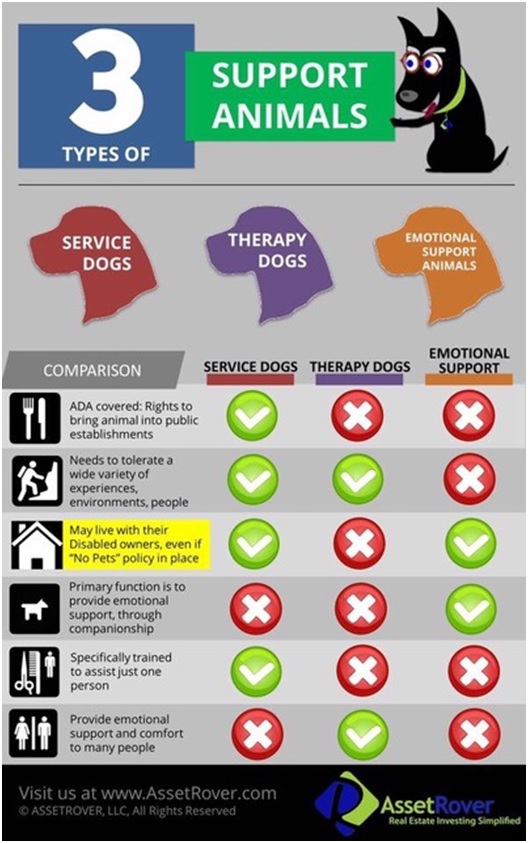 Fair Housing, Emotional Support Animals and Service Animals - Working