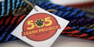 505 Leash Project logo and leashes